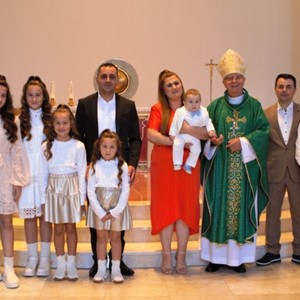 Biskup Gorski krstio peto dijete obitelji Gaši